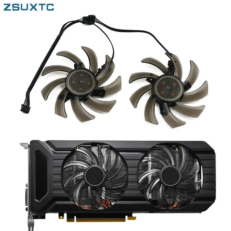 HL 2 ชิ้น/เซ็ต 87 มม. (90 มม.) GA91S2U,GPU การ์ดพัดลม,สําหรับ Palit GeForce CMP 30HX 6G พัดลม,GTX 10