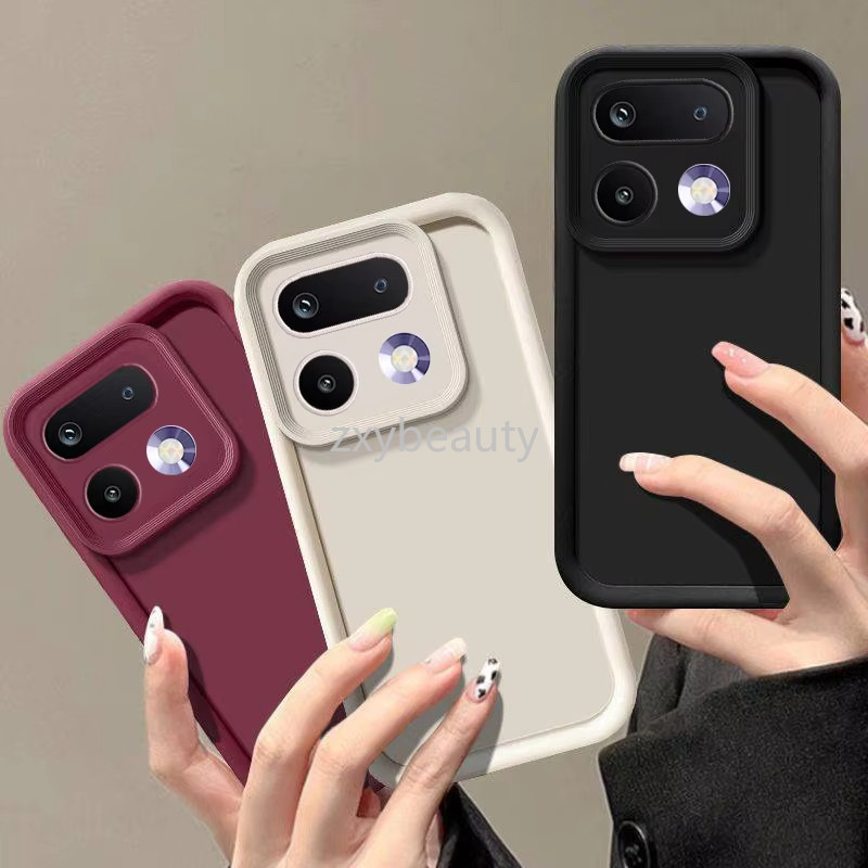 ปลอกสําหรับRealme 16 Pro + 16Pro 5G 2026 กรณีซิลิโคนเหลวอ่อนสําหรับ16Pro + Realme16 Proป้องกันTPUกันกระแทกสีดํากรณี