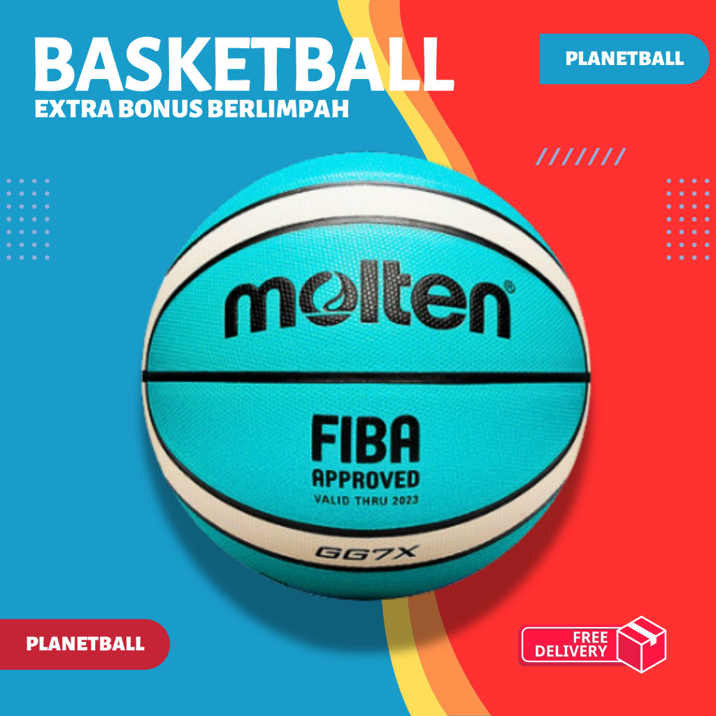 ลูกบาสเก็ตบอล Molten bg4500 bg5000 ลูกบาสเก็ตบอลขนาด 7 EXTRA BONUS