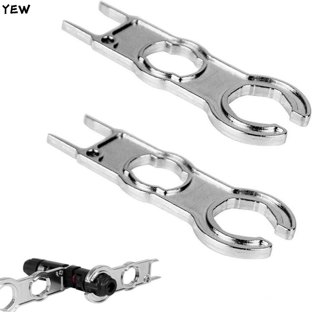 YEW สําหรับ MC4 เครื่องมือเชื่อมต่อ, ประแจส่วนประกอบโลหะก่อสร้าง PV Connector ประแจติดตั้งเครื่องมือมืออาชีพออกแบบพิเศษเครื่องมือขั้วต่อตาแมว DIY