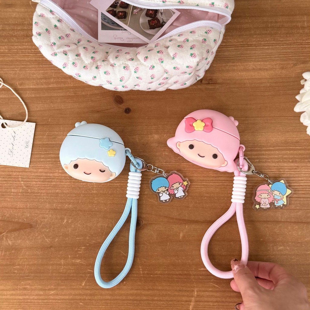 Sanrio Little Twin Stars 3D เคสซิลิโคนสําหรับ AIRPODS 1 2 3 4ANC PRO น่ารักฝาครอบป้องกันปลอก ราคา ถูกที่สุด ดีลบีเคเค