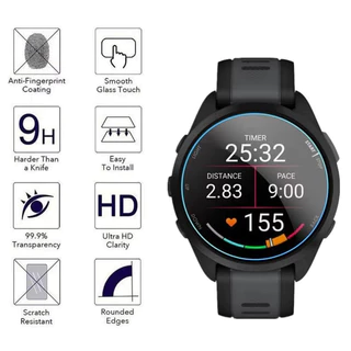 ฟิล์มกระจกอ่อน / กระจกอุ่น for Garmin Forerunner 165/Forerunner 55/Forerunner 158 อุปกรณ์เสริมแผ่นกันชนหน้าจอ