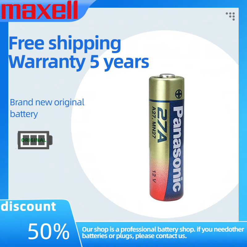 Panasonic 12V27A LRV27A L1828 แบตเตอรี่อัลคาไลน์เหมาะสําหรับโรงรถลูกกลิ้งชัตเตอร์รีโมทคอนโทรลอุปกรณ์