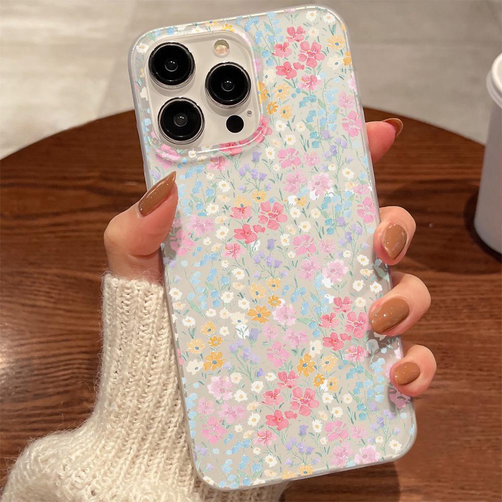 Flower เคสมือถือfor Samsung A16 A17 A15 A54 A55 A07 A05S A56 A34 A36 A35 A06 S26 S24 FE S25 ULTRA A53 A26 เคสทรศัพท์ TPU