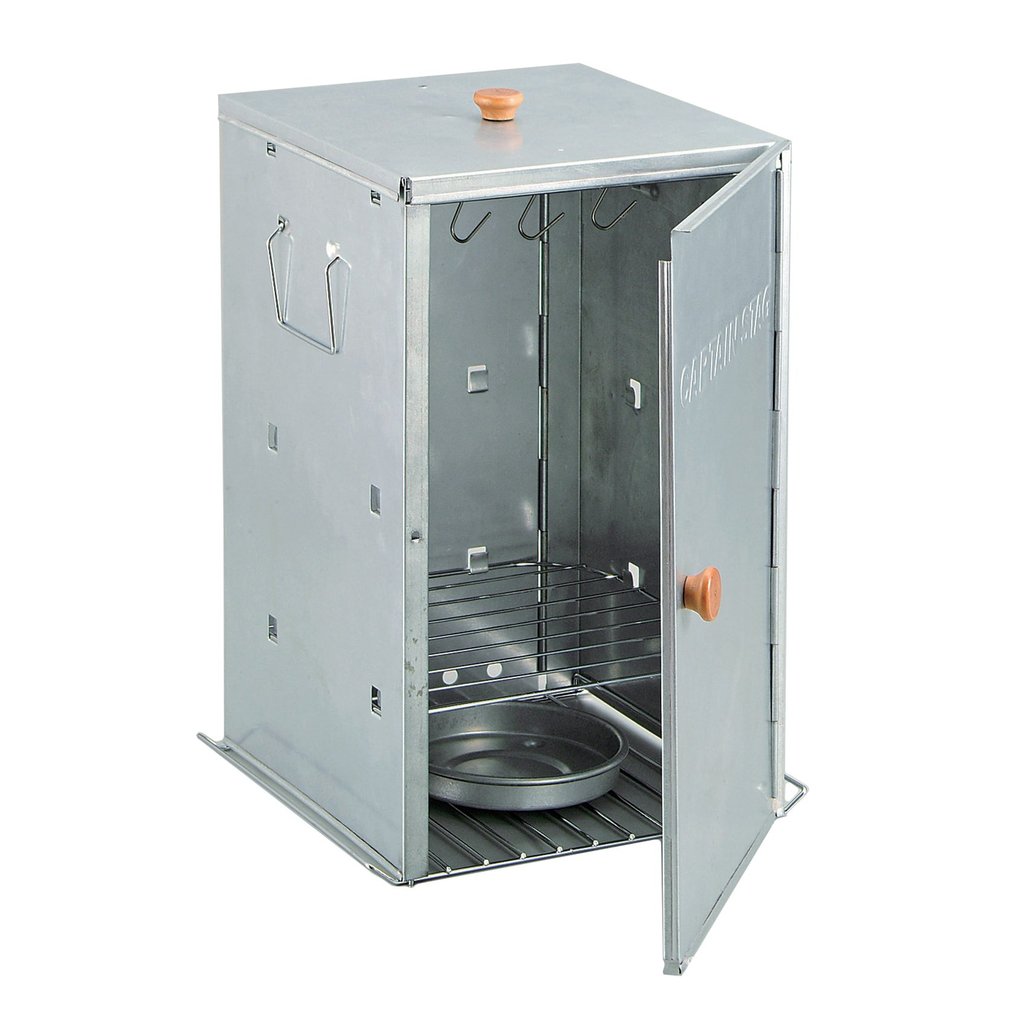 Captain Stag Portable BBQ Smoker - Advanced Folding Design M-6547