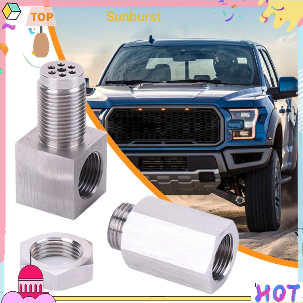 O2 Bung Extension Catalytic Converter 90 องศา P0420 P0430 Silver Oxygen Sensor Extender M18X1.5 Angl