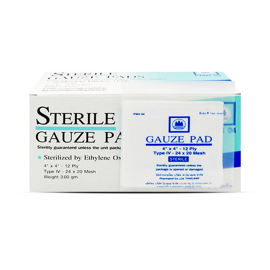 Sterile Gauze Pad 4x4 นิ้ว ซอง 1 ชิ้น
