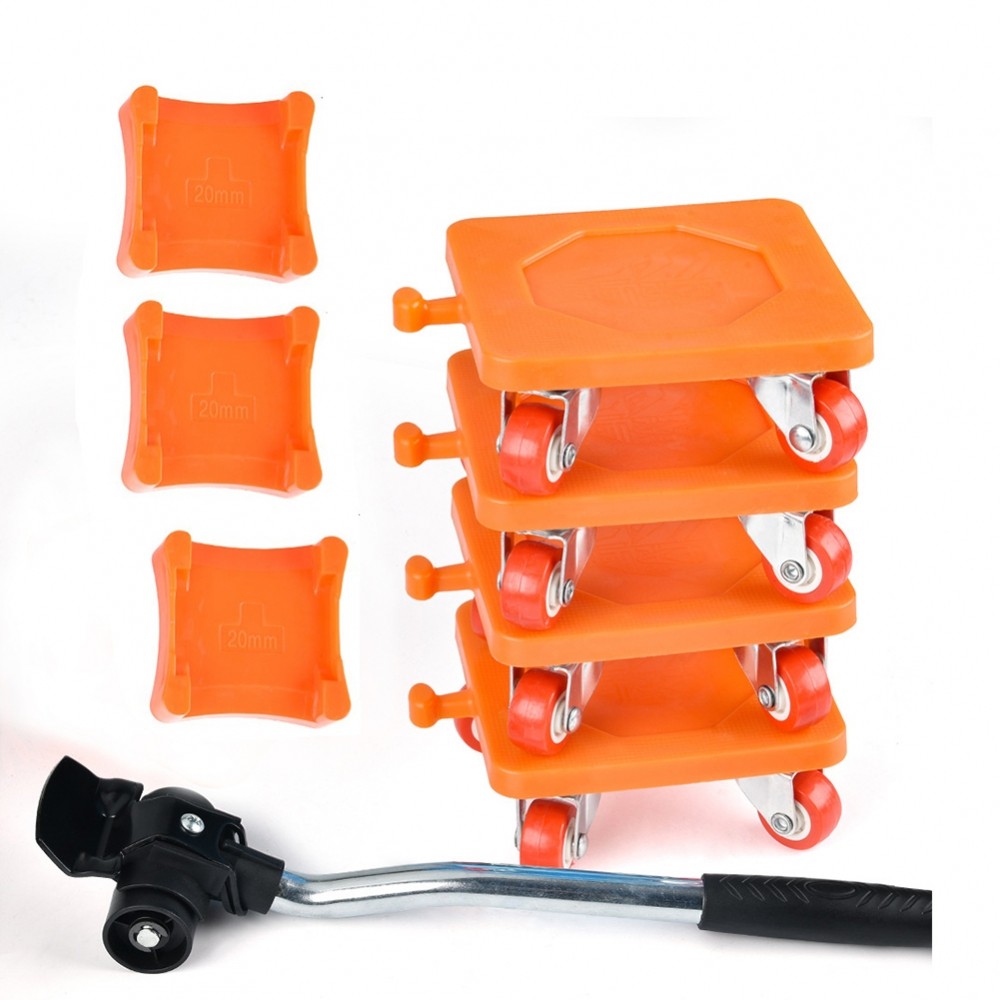 Furniture Movers For Garages PP+PVC+Carbon Steel Sturdy Material Convenient