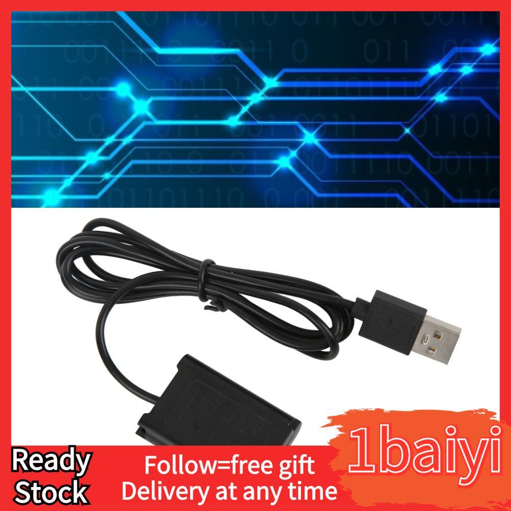 1baiyi DK-X1 DC Coupler อะแดปเตอร์ไฟ USB พร้อม NP-BX1 Dummy แบตเตอรี่สำหรับ Cybershot ZV-1 DSC-RX1 R