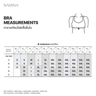 Sabina Habpy Perfect Bra Level 1 เสื้อชั้นใน ไร้ตะเข็บ ไร้โครง รหัส HBD24022