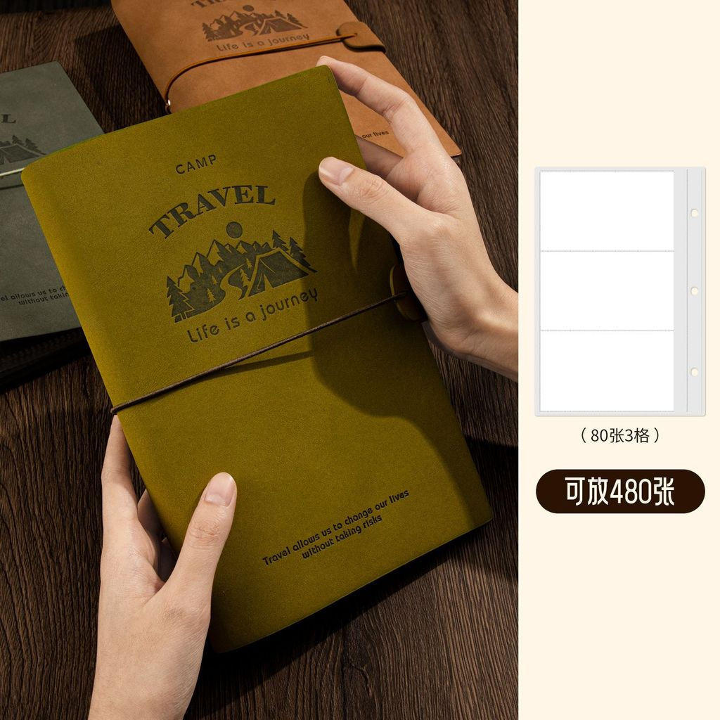 New Product#Ticket Collection Binder Loose-leaf Laser Ticket Storage Book Ticket Stub Collection Boo