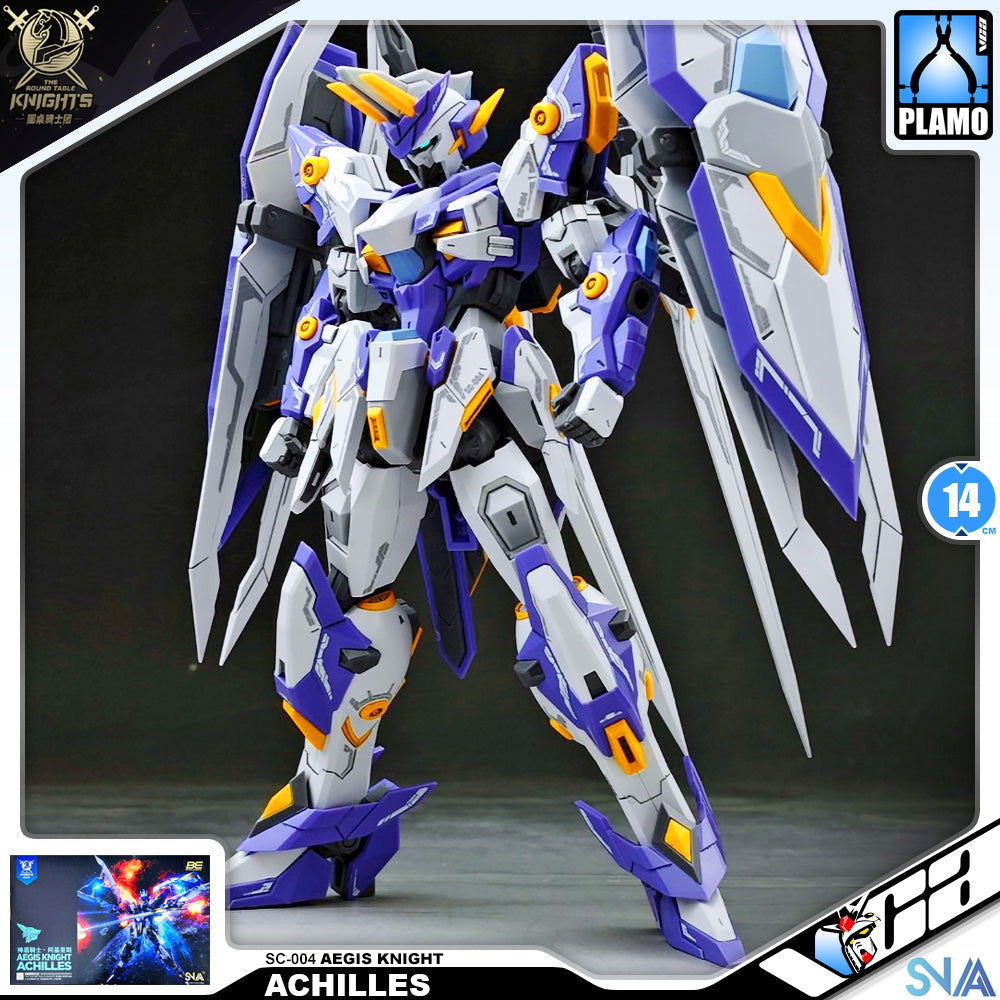 SNAA ACHILLES ANESS MECHA REAL GRADE PLASTIC RG MODEL ACTION FIGURE TOY KIT VCA