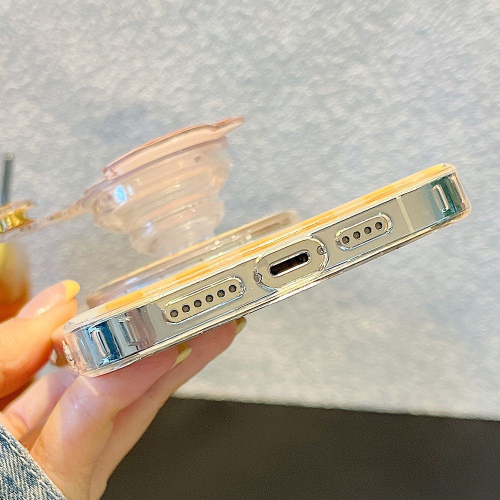 แม่เหล็กหมุนวงเล็บทุกวันดาวอะคริลิกรณีโทรศัพท์สําหรับ ไอโฟน 17 มือโปร สูงสุด 16 15 14 13 กันกระแทกป้องกันปลอก - รูปที่ 7