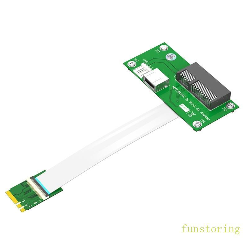 FUN NGFF M 2 ถึง PCIE 1X 4X 8X 16X สายต่อเพิ่มประสบการณ์คอมพิวเตอร์
