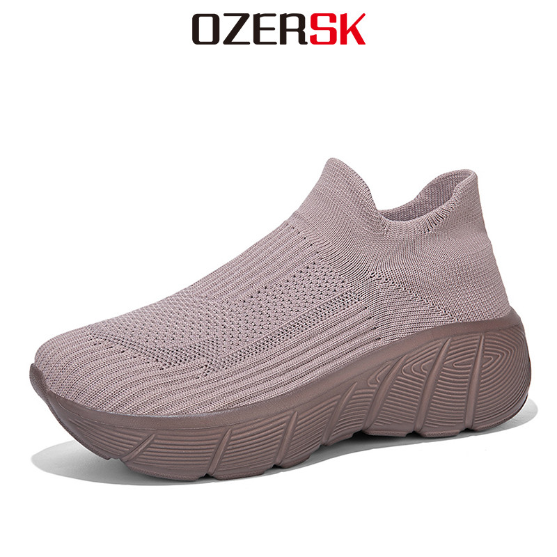 OZERSK รองเท้าผ้าใบ mujer สำหรับฤดูร้อน ทอตาข่าย breathable เบาและนุ่ม สบายเมื่อสวมใส่