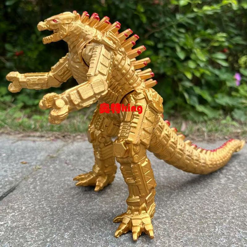 hiya toys godzilla godzilla เหล็กก็อตซิลล่ามอนสเตอร์ของเล่นยางนุ่มขนาดใหญ่กลก็อดซิลล่าคิงคองมังกรสาม