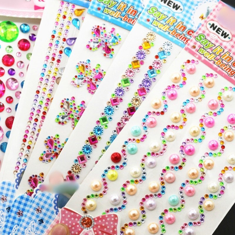 Yao Gem Sticker Rhinestones สําหรับ Sparkles Heart Butterfly Star สติกเกอร์