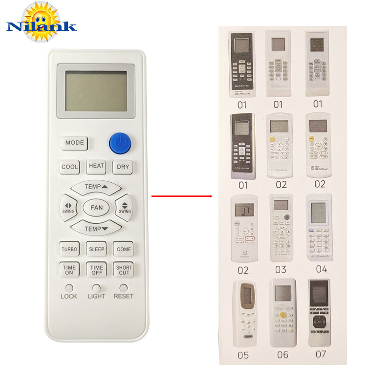 รีโมทสากล Remote รีโมทแอร์ Electrolux รีโมท ใช้ได้กับทุกรุ่น