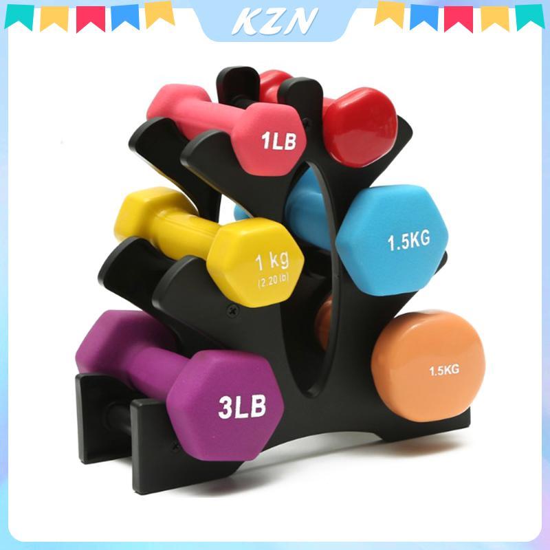 [kzn] ที่เก็บดัมเบล 3 ชั้น Ra Stand Home Office Gym Dumbell Weight Ra [vn]