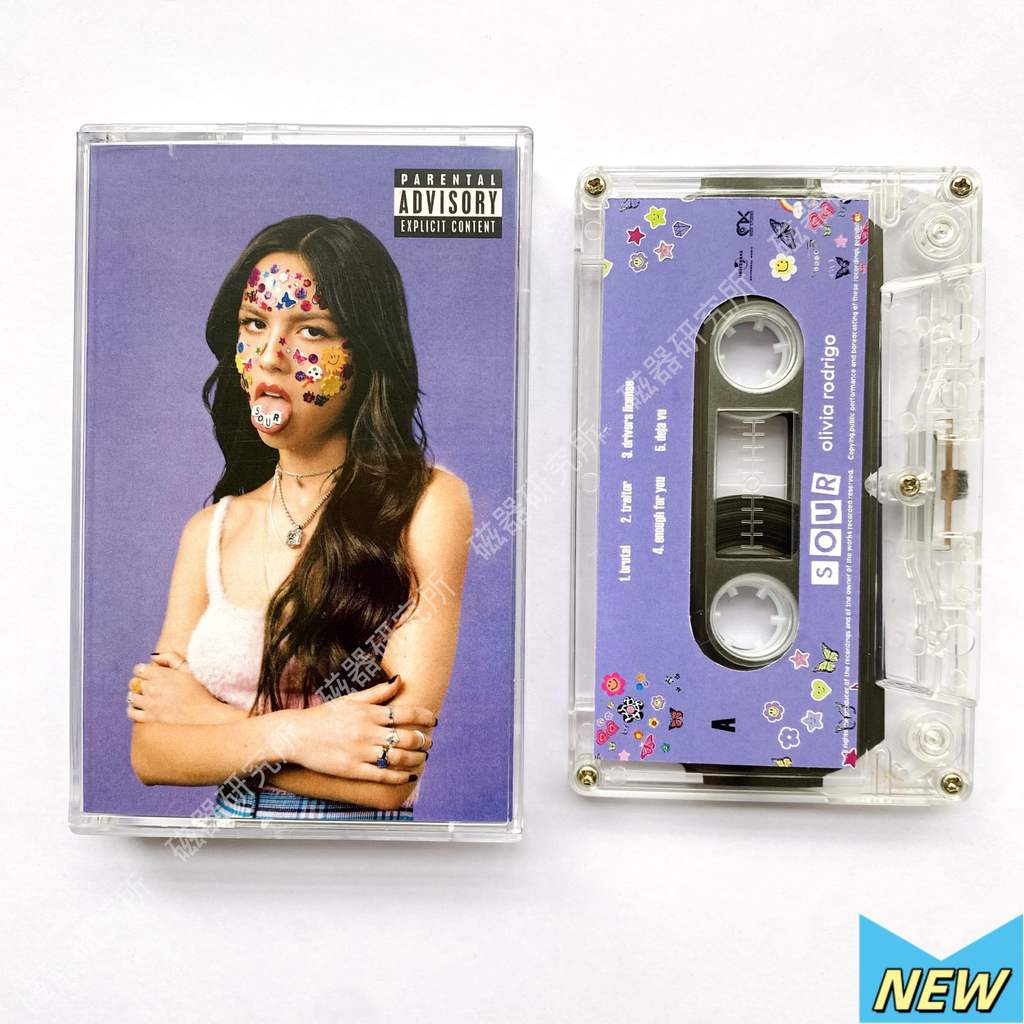 Olivia Rodrigo SOUR Transparent Edition Cassette Tape Brand New [Sealed] Original XLT