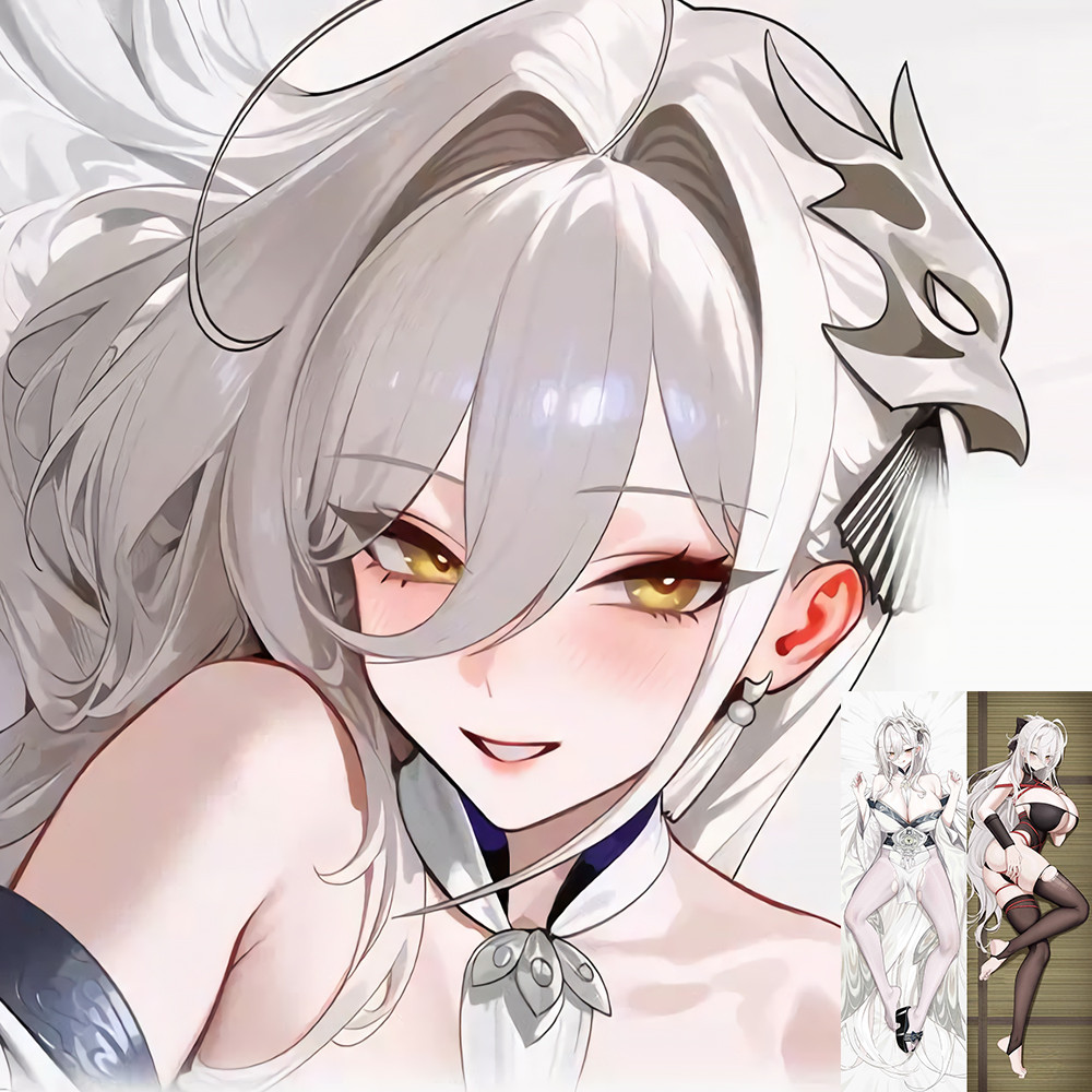 Dakimakura กอดหมอนอะนิเมะ Hakuhou Azur Lane หมอนเบาะรองนั่ง