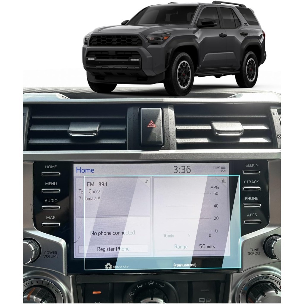 2020-2024 Toyota 4runner ป้องกันหน้าจอสําหรับ 4runner (SR5/SR5 Premium/Limited/TRD Pro/TRD Off-Road/