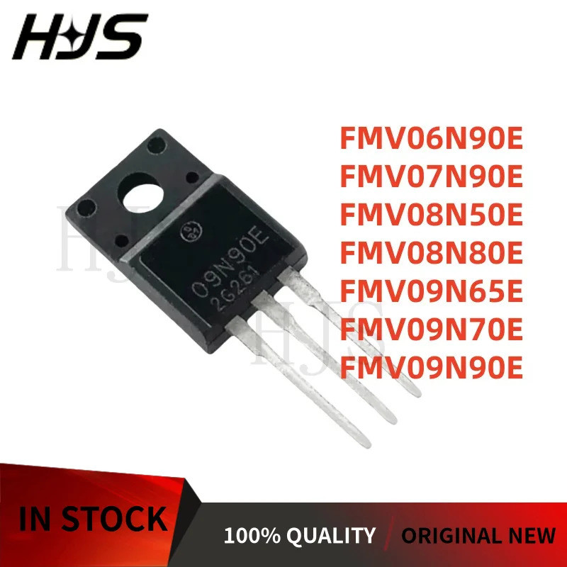 5PCS FMV06N90E FMV07N90E FMV08N50E FMV08N80E FMV09N65E FMV09N70E FMV09N90E TO-220F ทรานซิสเตอร์ MOSF