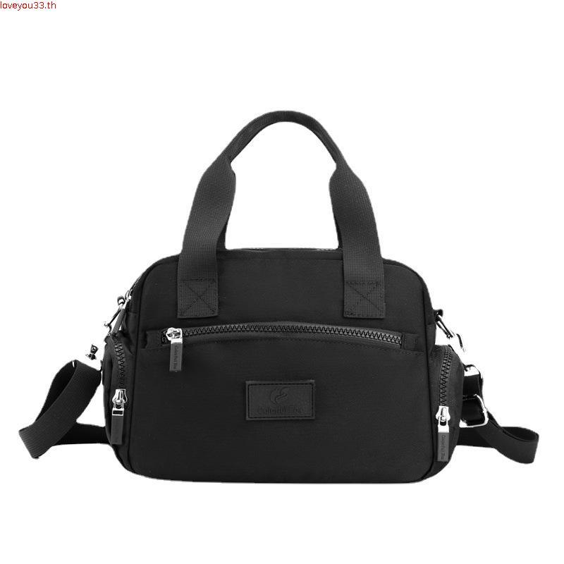 【Colorful Fox】กระเป๋าถือแฟชั่นเกาหลีสําหรับผู้หญิงหลายกระเป๋ากระเป๋าสะพายข้างผ้าไนลอนกันน้ํา