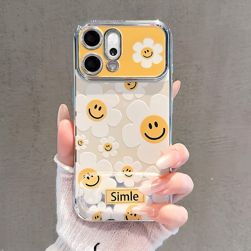 เคส OPPO Reno 14 5G เคส OPPO Reno 14 Pro 5G เคสน่ารักลายหน้าการ์ตูนดอกไม้ กันกระแทก พร้อมสายคล้องโทรศัพท์ สร้อยข้อมือที่ถือโทรศัพท์ได้ ซิลิโคนเคลือบอ่อน เหมาะสำหรับผู้หญิงและนักเรียน