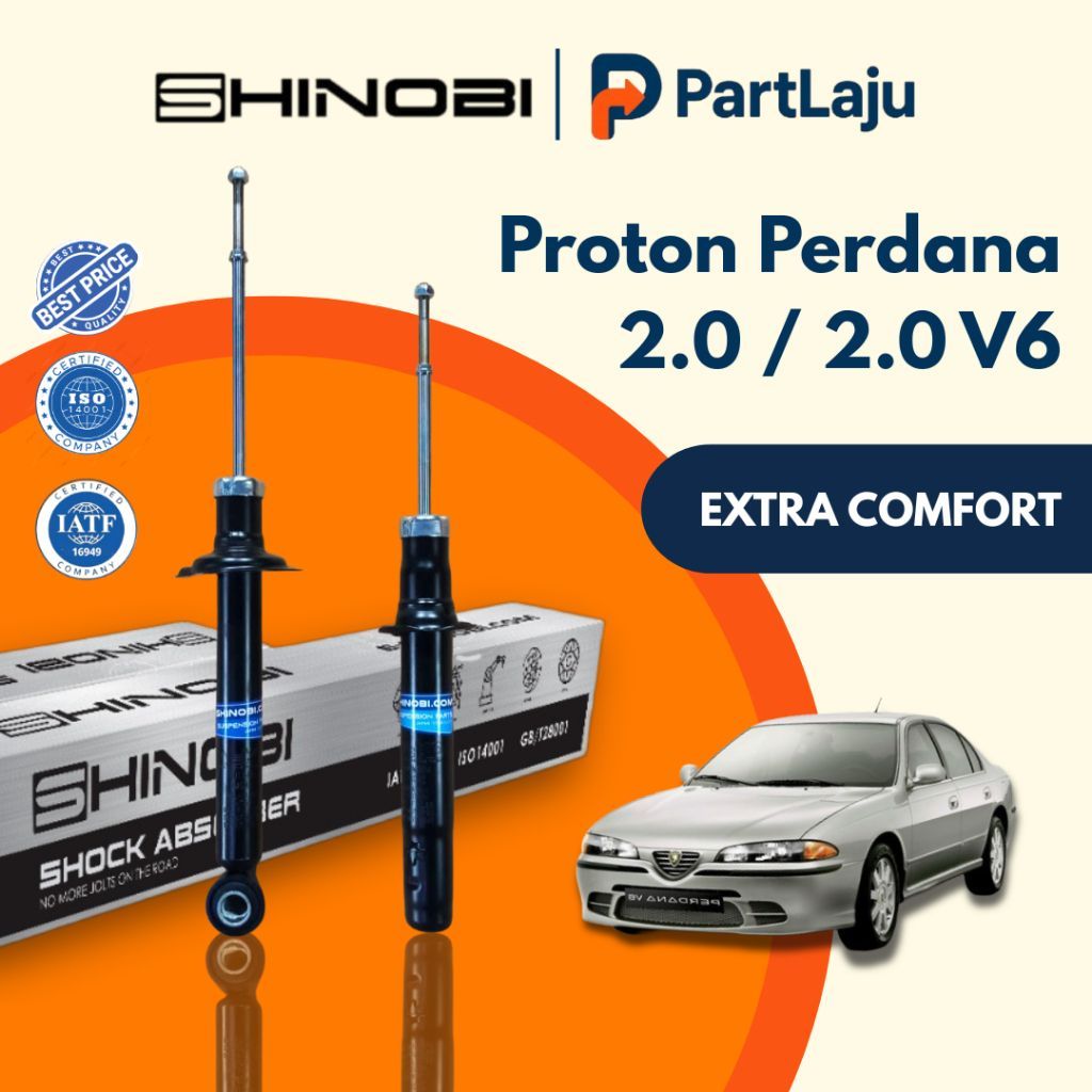 E-Shinobi Proton Perdana 2.0 S4 2.0 V6 1994-2011 โช้คอัพแก๊สหน้าและหลัง Depan & Belakang Eksober