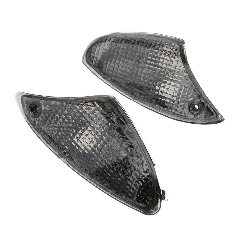 1 คู่ควันสําหรับ BMW K1200S K1300S K 1200S 1300S รถจักรยานยนต์ด้านหน้าเลี้ยวไฟสัญญาณฝาครอบที่อยู่อาศ