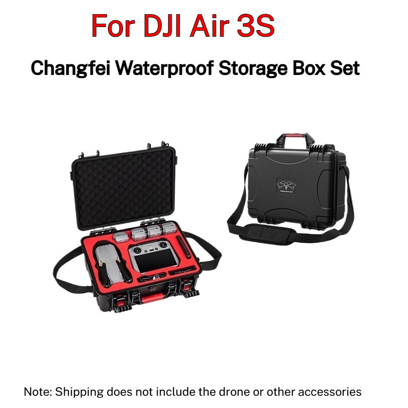 สําหรับ DJI Air 3S Fly More Combo เคสกันน้ํา อุปกรณ์เสริมโดรน กล่องป้องกันกลางแจ้ง
