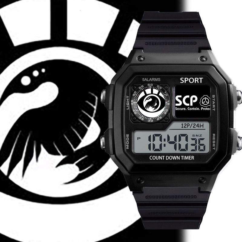 SCP Foundation Novel Peripheral นาฬิกาเด็กวันเกิดกันน้ํา