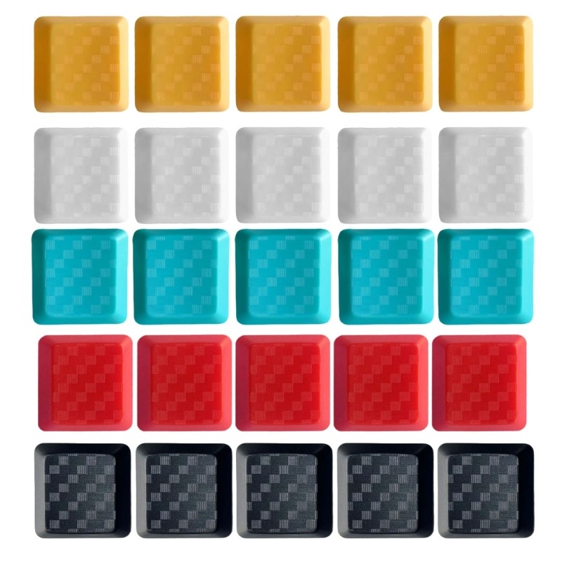 QUU เท่านั้น Keycap คาร์บอนไฟเบอร์ Keycap 5Keys Nonslip Texture Keycaps สําหรับ G915 G813