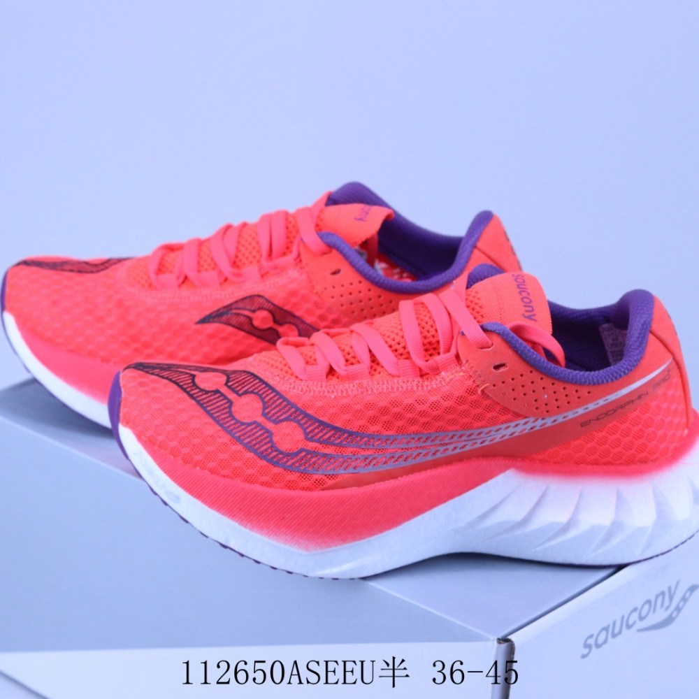 Saucony ENDORPHIN PRO4 รองเท้าวิ่งสําหรับผู้ชายและผู้หญิงรองเท้าผ้าใบคู่ Unisex 2025 Cushioned และตา