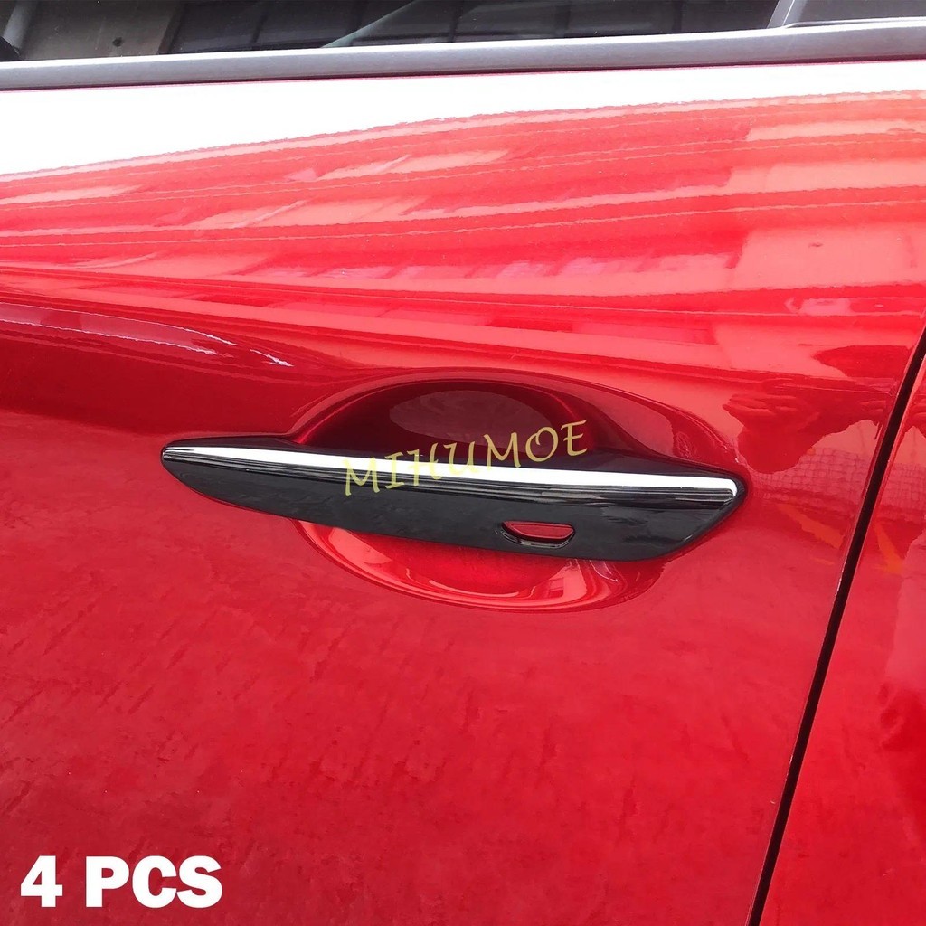 สําหรับ Mazda 3 BP CX-30 CX30 DM CX50 CX60 CX-60 CX80 CX90 สีดําประตูฝาครอบ Trims Protector สติกเกอร