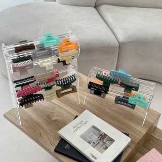 [MINIHOME] VELA Hairclip Organizer Tempat Jedai Jepitan Rambut Hairclaw Akrilik Stand Holder
