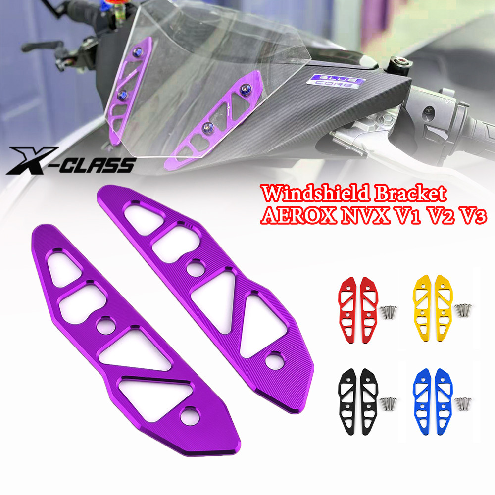 สําหรับ YAMAHA AEROX NVX 155 V1 V2 V3 รถจักรยานยนต์ CNC Visor Bracket อุปกรณ์เสริมผู้ถือกระจกหน้ารถ
