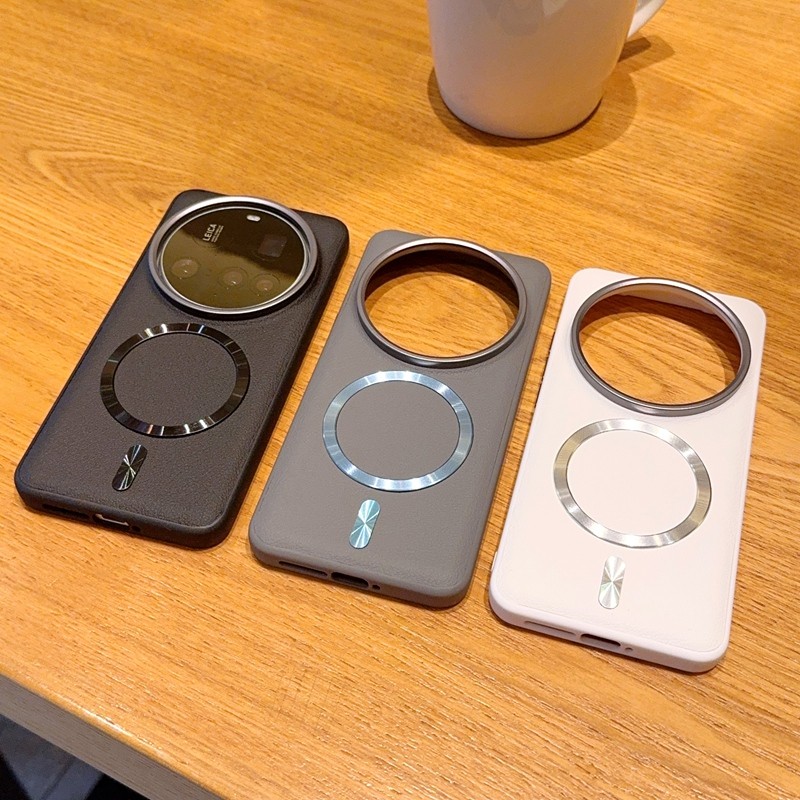 สําหรับ Xiaomi 17 Ultra, 15 14 Ultra Case ELVEV กันกระแทก PU หนัง Hard PC CD แหวนดูดฝาครอบโทรศัพท์ ราคา ถูกที่สุด ดีลบีเคเค แกลเลอรีภาพที่ 4