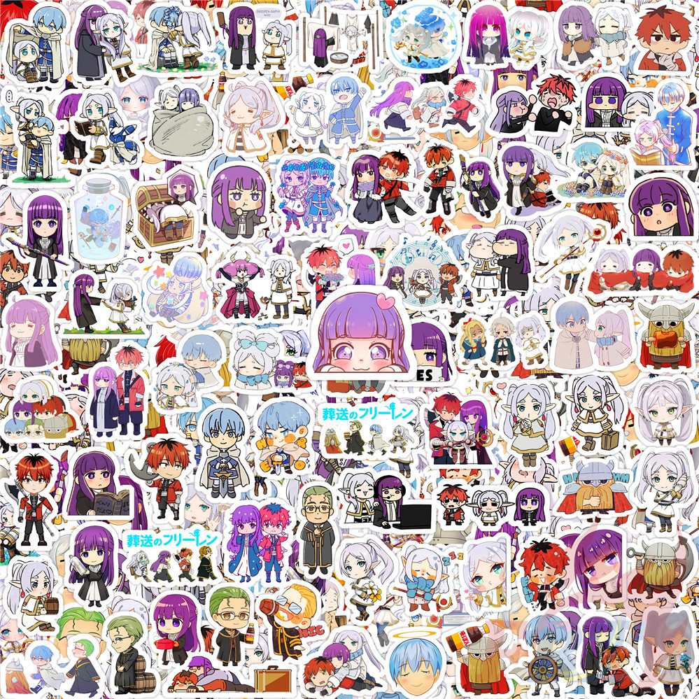 135ชิ้น/เซ็ต ❀ Frieren: Beyond Journeys End Q-1 Mini Diary Manual Stickers ❀ DIY แฟชั่นสมุดภาพอัลบั้