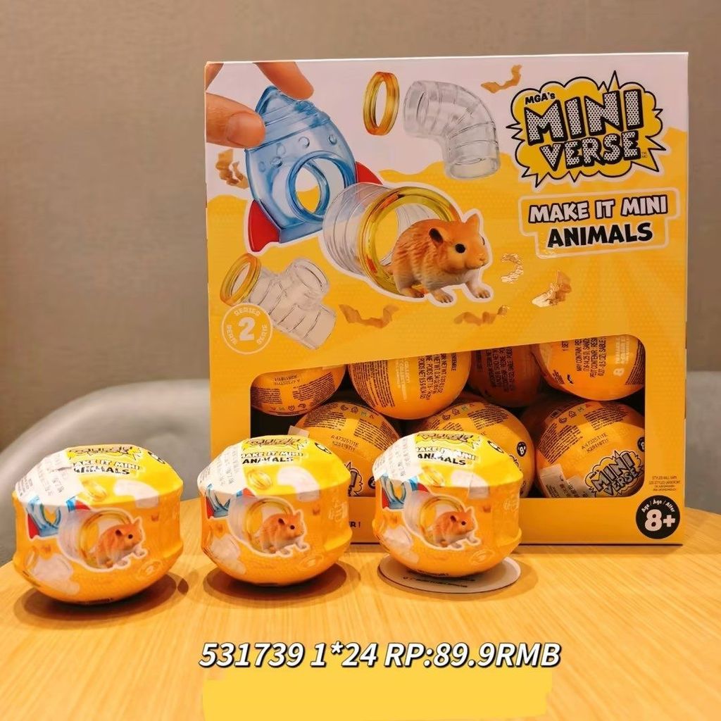 [peng] MGA miniverse Handheld Workshop Animal Series บ้านสัตว์เลี้ยงรุ่นที่สองพร้อมของเล่นกล่องปริศน