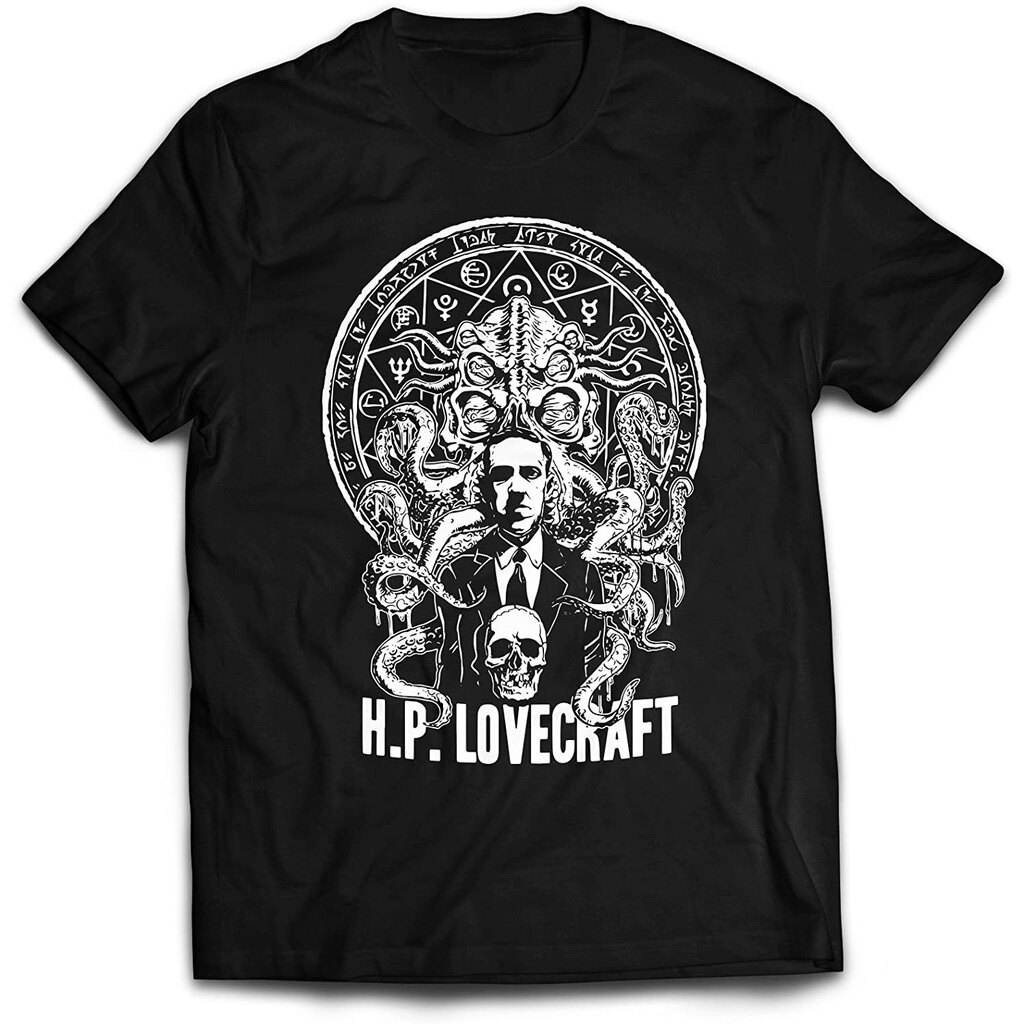 PRIA Revel Shore T-Shirt - HP Lovecraft T-Shirt - Shirt - T-Shirt - T-Shirt - T-Shirt - Men's T-Shir