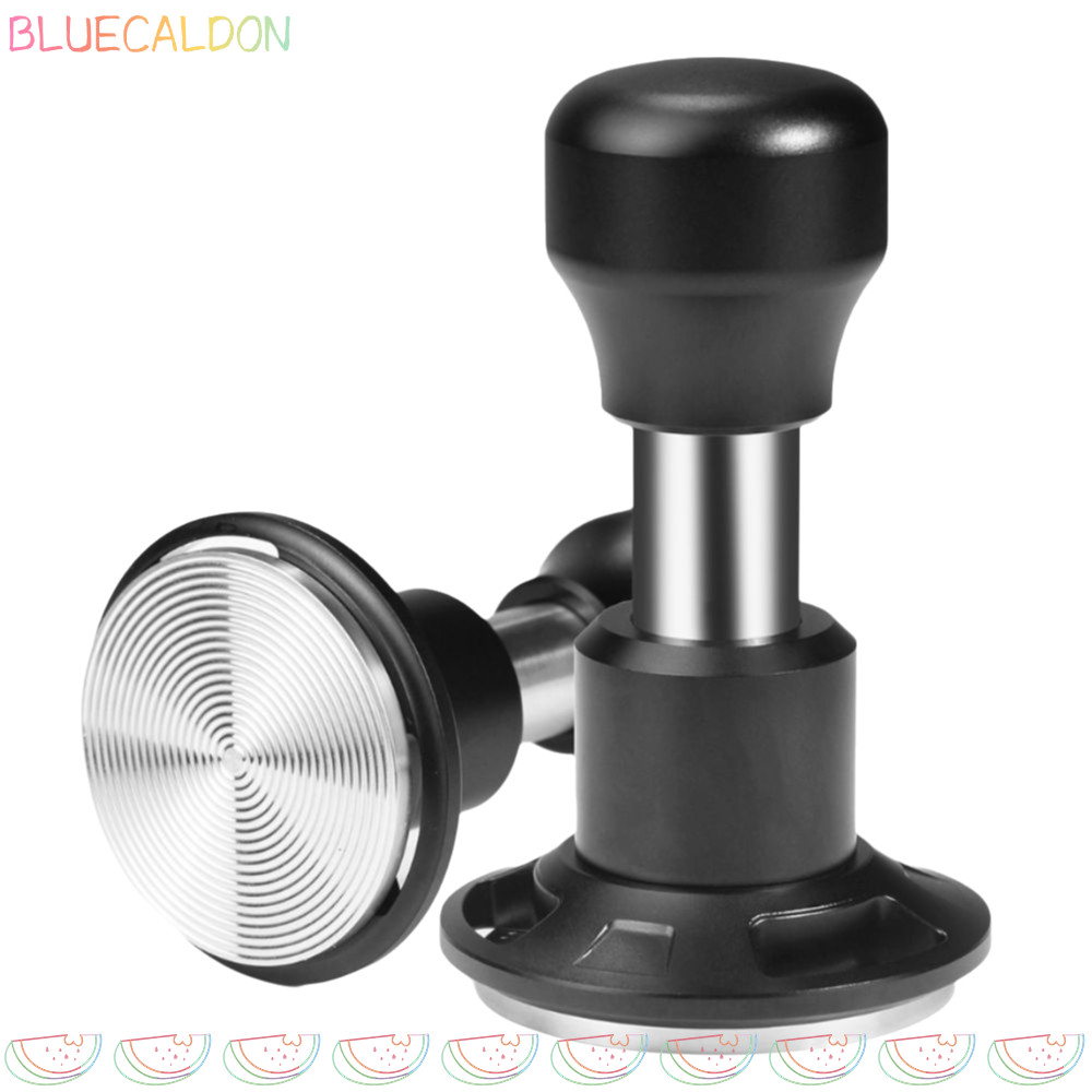 BLUECALDON ฤดูใบไม้ผลิโหลดกาแฟ Tamper, Ripple ฐานคงที่ Force Espresso Tamper, สแตนเลส 58.5 มม.53 มม.