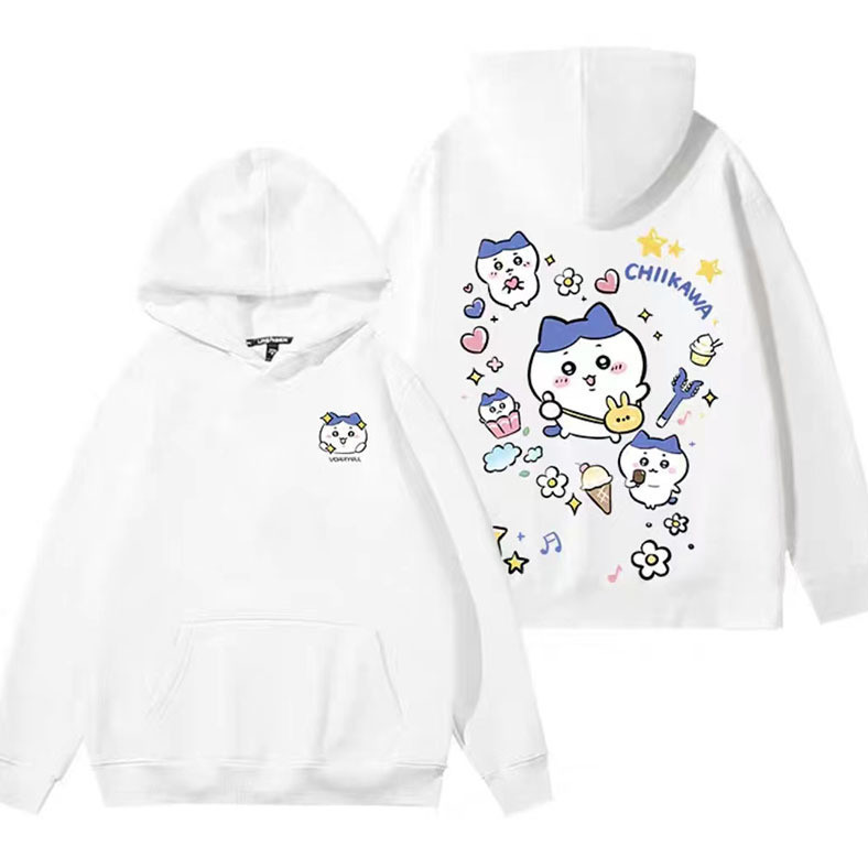 เสื้อฮู้ด Chiikawa hooded sweater ญี่ปุ่นน่ารัก usagi hoodie cotton 120-150 M-3XL