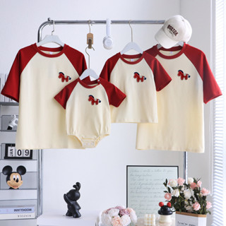 เสื้อยืดสำหรับครอบครัว แบบแมทช์แม่ลูก