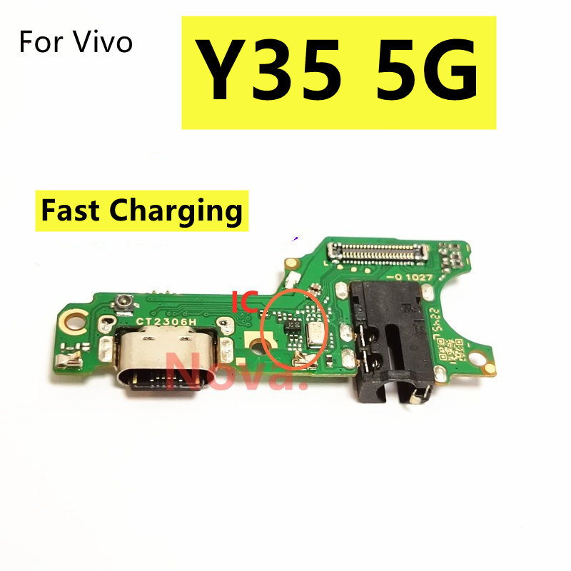 สําหรับ Vivo Y35 5G ชาร์จ Fast Charge พร้อมขั้วต่อ IC Flex Cable Dock เปลี่ยน