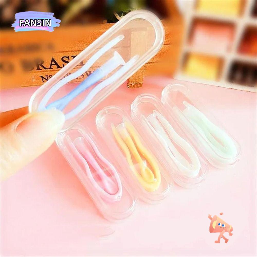 FANSIN 1PC คอนแทคเลนส์, สวมใส่เครื่องมือสีทึบผู้ถือคอนแทคเลนส์, Eyes Care คลิป Stick แหนบผู้หญิงผู้ช