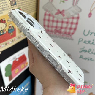 เคสสไตล์เกาหลี ดาวสีน้ำตาล เหมาะสำหรับ OPPOA15 A74 A78 A98 A16 A3s A3pro A1K A76 A3X A7 A60 A38 A9 A58 A16K A57 A52 A17K