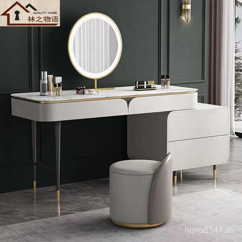 บอร์ดแต่งหน้า Jane sd005#奢现代收纳式梳妆台桌轻化妆台意一体时尚岩梳妆台 C88F
