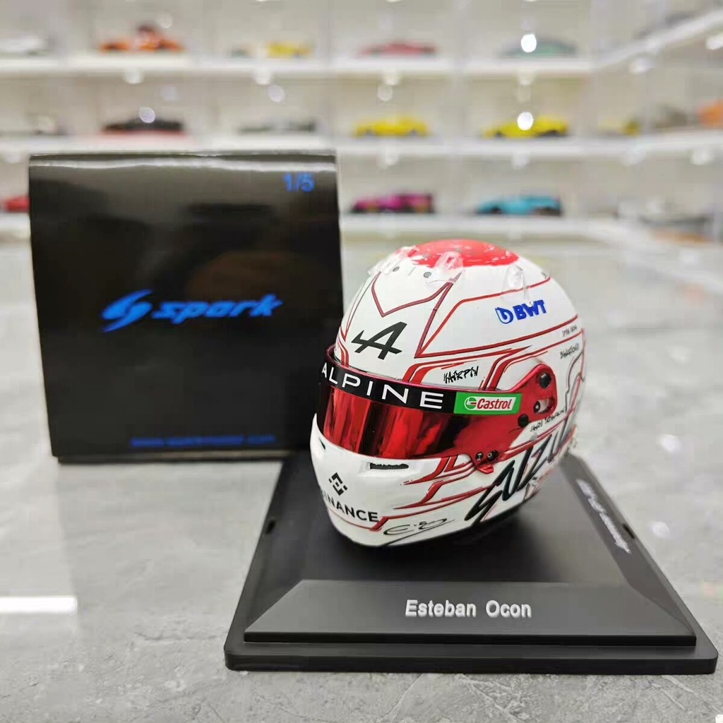 [คลังสินค้าพร้อม] Spark 2023 Japan Station BTW Alps Fleet Racing Car F1 Okcom Helmet Model 1: 5 Coll